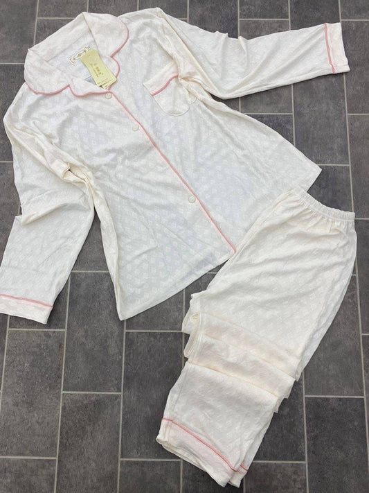 Dream Weaver Piped Pajama Set